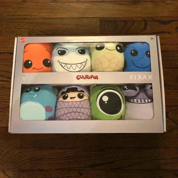 Disney Pixar Disney 100 x Cuutopia 8-pack Finding Nemo/Monsters, Inc. Plush Toys - Picture 4 of 9